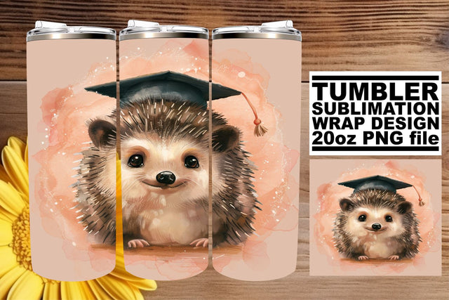 School Spirit Animal Graduation Tumbler - 20oz Sublimation Design Sublimation afrosvg 