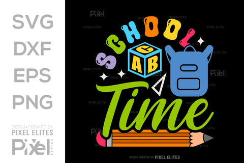 School Time SVG Hello School Kids Welcome To School Back To School Quote Design SVG ETC Craft 