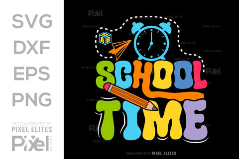 School Time SVG Hello School Kids Welcome To School Back To School Quote Design SVG ETC Craft 