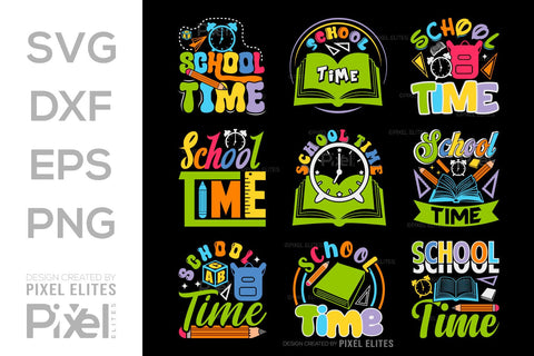 School Time SVG Hello School Kids Welcome To School Back To School Quote Design SVG ETC Craft 