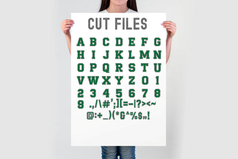 School Varsity - Bold Uppercase & Classic Lowercase Installable Font Font TonisArtStudio 