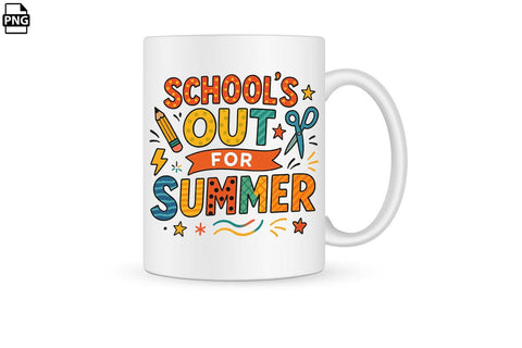 School's Out For Summer PNG Printable File Sublimation Creativedesigntee 