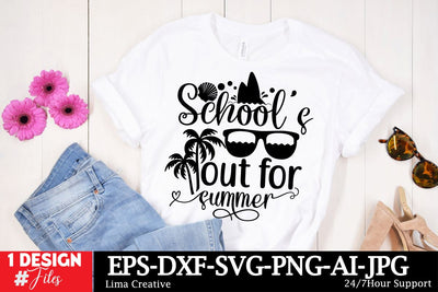 Schools Out For Summer SVG Cut File SVG Insomnia Std 