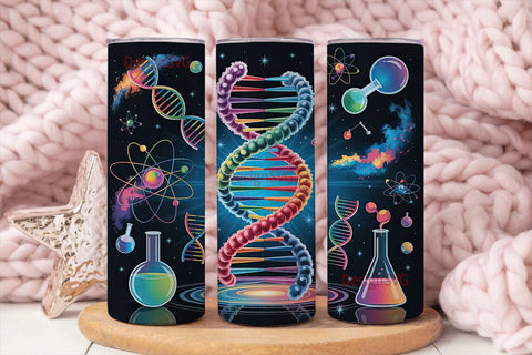 Science Lab 20oz Tumbler Wrap Sublimation DesignSVG 