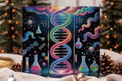 Science Lab 20oz Tumbler Wrap Sublimation DesignSVG 