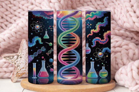 Science Lab 20oz Tumbler Wrap Sublimation DesignSVG 