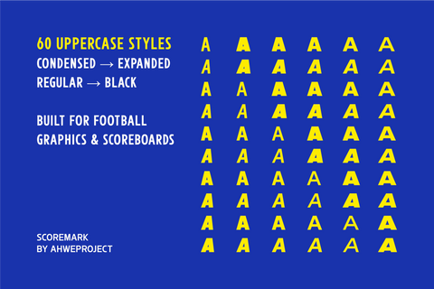 Scoremark Font ahweproject 