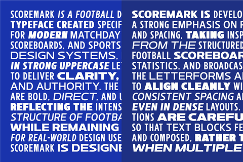 Scoremark Font ahweproject 