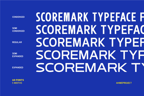 Scoremark Font ahweproject 