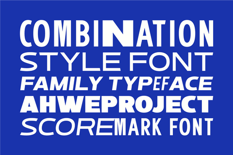 Scoremark Font ahweproject 