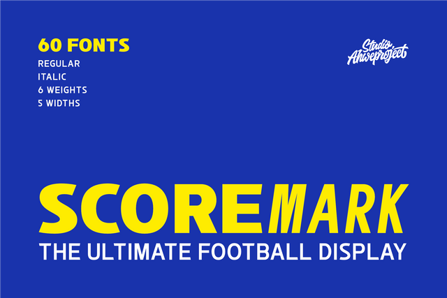 Scoremark Font ahweproject 
