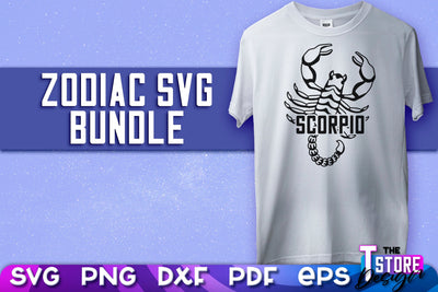 Scorpio SVG Design | Astrology | SVG Design | Zodiac SVG v.2 SVG The T Store Design 