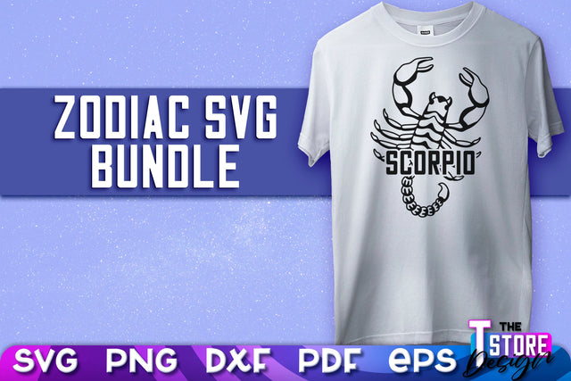 Scorpio SVG Design | Astrology | SVG Design | Zodiac SVG v.2 SVG The T Store Design 