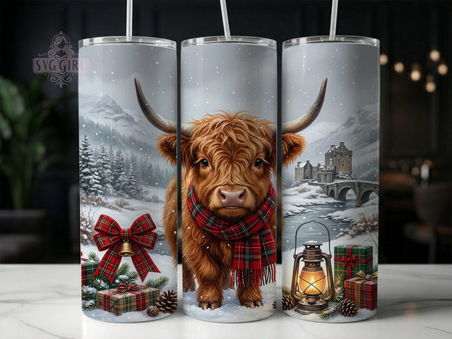 Scottish Highland Cow 20oz Tumbler, Highland Cow PNG, Scottish Cow Wrap, Cute Cow Tumbler, Heifer Sublimation, Rustic Cow Coffee, Highland Cattle, Farmhouse Cow Sub Sublimation SvggirlplusArt 