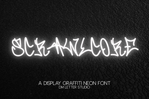 Scrawlcore Font Dm Letter Studio 