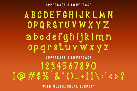Screamy - Spooky Halloween Font Font StringLabs 