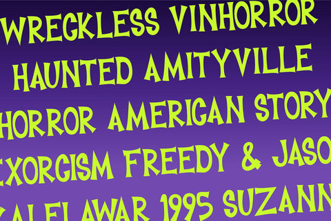 Screamy - Spooky Halloween Font Font StringLabs 