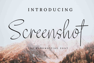 Screenshot - Handwritten font Font LetterdayStudio 