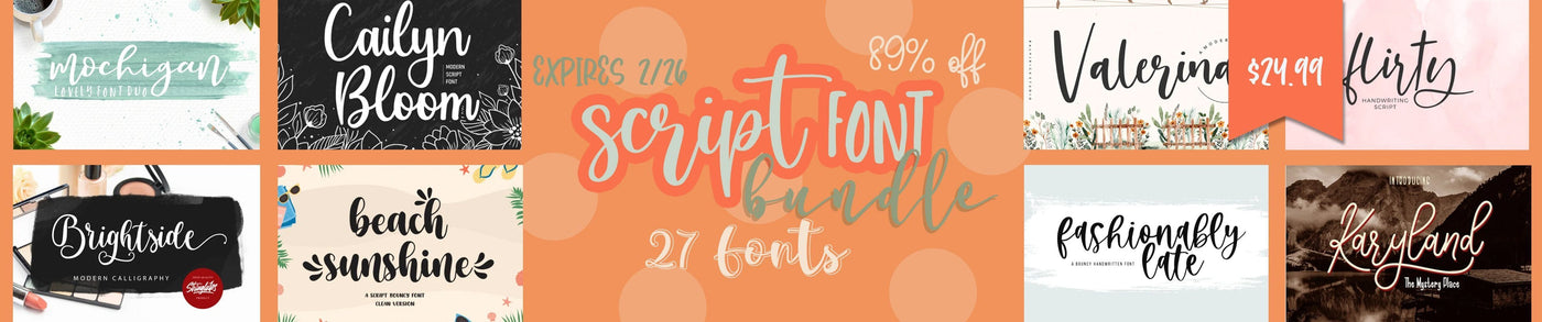 Script Font Bundle | VIP Member Access Only