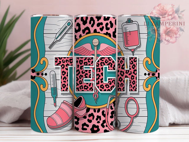 Scrub Life Nurse Tech Tumbler, Medical Professional Tumbler, Healthcare Worker Present, RN Tech Sublimation, Nursing Staff Appreciation, Hospital Employee Gift, Scrub Life Tumbler Sublimation Li Zamperini 