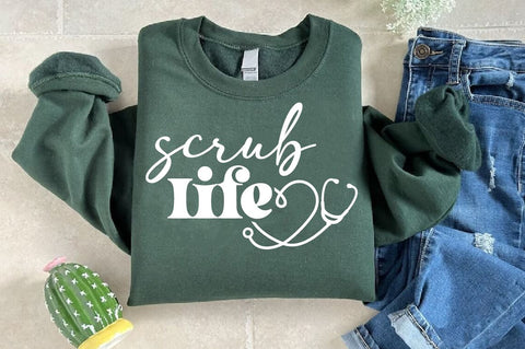 Scrub life SVG, Nurse SVG Design SVG Regulrcrative 