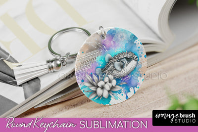 Sea Animals Keychain - Summer Keychain Sublimation Design Sublimation OrangeBrushStudio 
