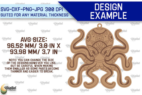 Sea Animals Ornaments Laser Cut Bundle. Sea Animals SVG SVG Evgenyia Guschina 