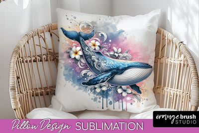 Sea Animals Pillow Cover - Beach Pillow Case Sublimation Sublimation OrangeBrushStudio 