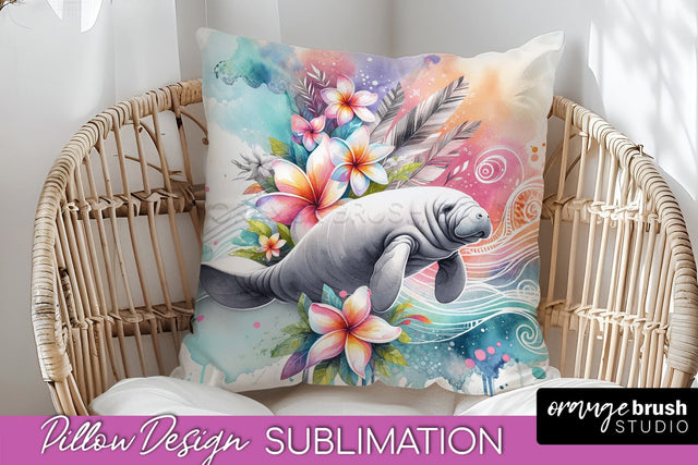 Sea Animals Pillow Cover - Beach Pillow Case Sublimation Sublimation OrangeBrushStudio 