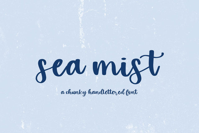 Sea Mist Script Font Beck McCormick 