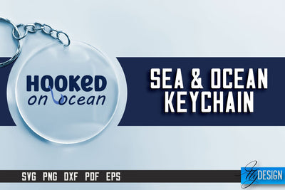 Sea & Ocean Keychain SVG | Summer Quotes | SVG File SVG Fly Design 