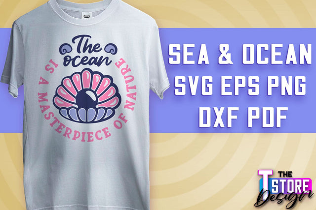 Sea & Ocean SVG | Summer SVG Quotes | SVG File v.1 SVG The T Store Design 