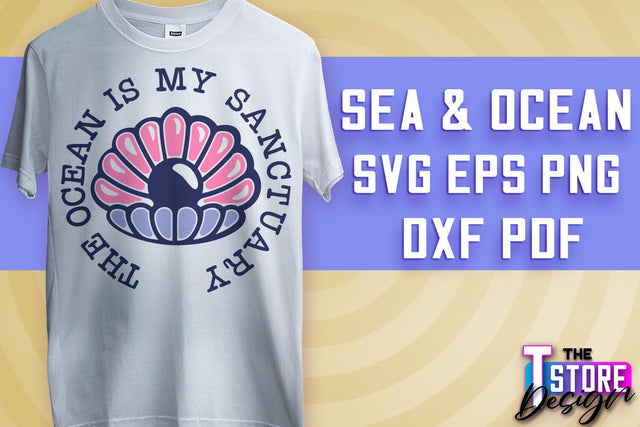Sea & Ocean SVG | Summer SVG Quotes | SVG File v.1 SVG The T Store Design 