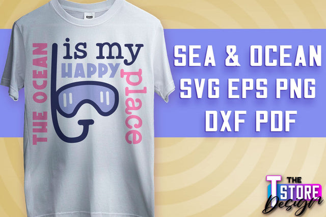 Sea & Ocean SVG | Summer SVG Quotes | SVG File v.1 SVG The T Store Design 