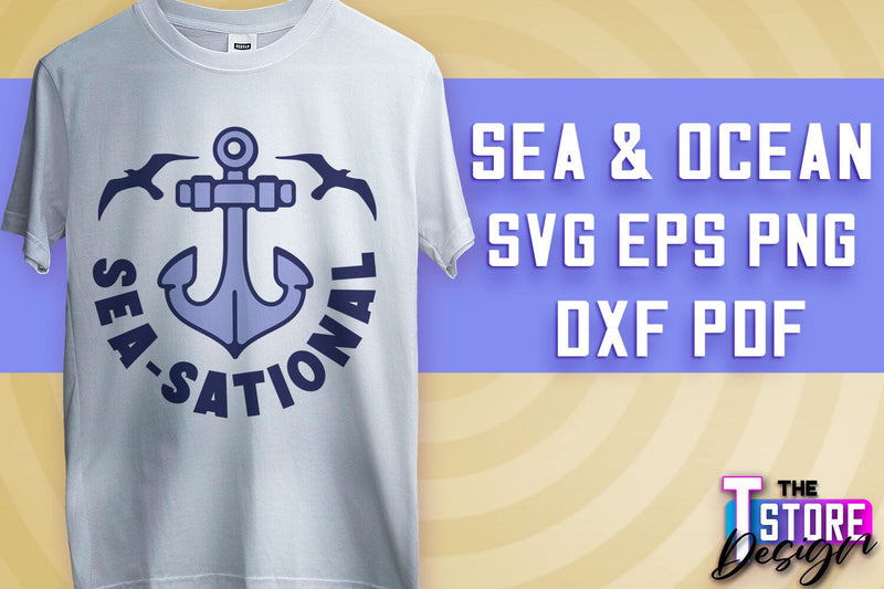 Sea & Ocean SVG | Summer SVG Quotes | SVG File v.1 SVG The T Store Design 