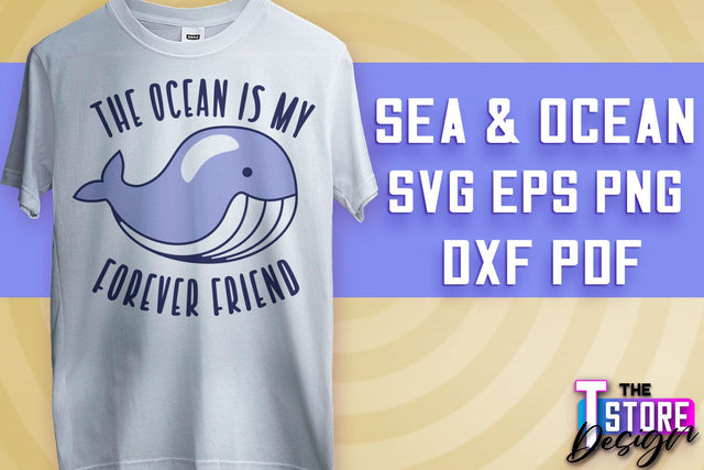 Sea & Ocean SVG | Summer SVG Quotes | SVG File v.1 SVG The T Store Design 