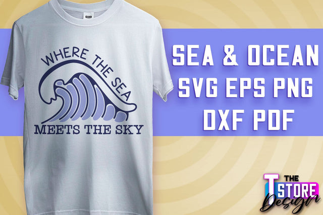 Sea & Ocean SVG | Summer SVG Quotes | SVG File v.1 SVG The T Store Design 