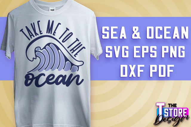 Sea & Ocean SVG | Summer SVG Quotes | SVG File v.1 SVG The T Store Design 