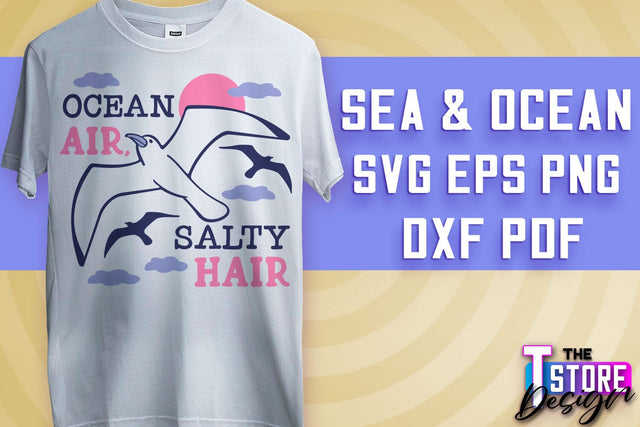 Sea & Ocean SVG | Summer SVG Quotes | SVG File v.1 SVG The T Store Design 