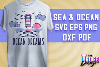 Sea & Ocean SVG | Summer SVG Quotes | SVG File v.1 SVG The T Store Design 