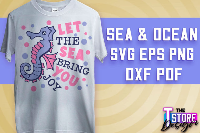 Sea & Ocean SVG | Summer SVG Quotes | SVG File v.1 SVG The T Store Design 