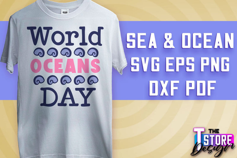 Sea & Ocean SVG | Summer SVG Quotes | SVG File v.1 SVG The T Store Design 