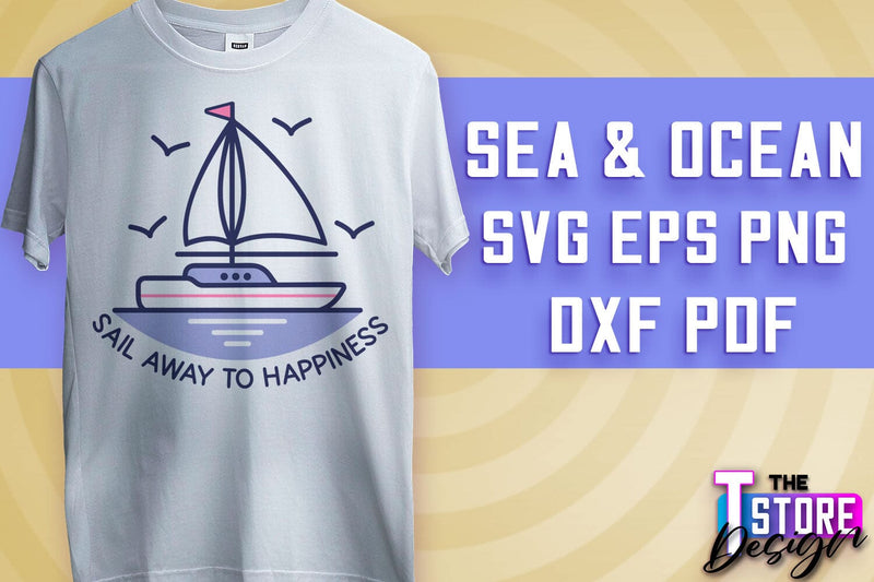 Sea & Ocean SVG | Summer SVG Quotes | SVG File v.1 SVG The T Store Design 