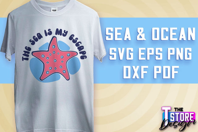 Sea & Ocean SVG | Summer SVG Quotes | SVG File v.2 SVG The T Store Design 