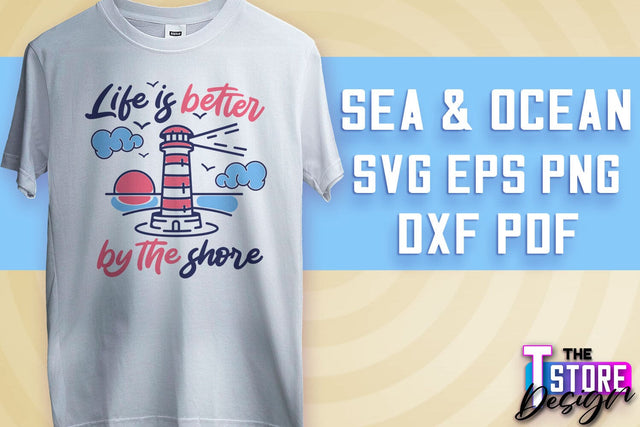 Sea & Ocean SVG | Summer SVG Quotes | SVG File v.2 SVG The T Store Design 