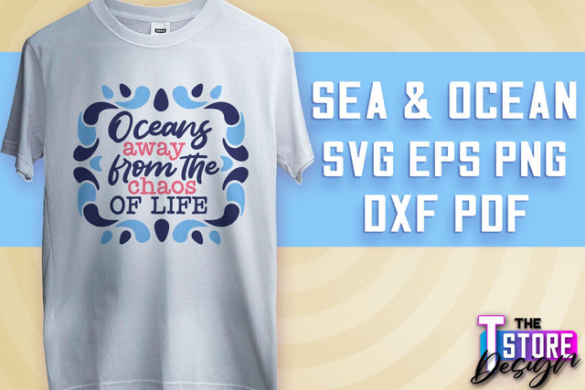 Sea & Ocean SVG | Summer SVG Quotes | SVG File v.2 SVG The T Store Design 