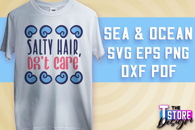 Sea & Ocean SVG | Summer SVG Quotes | SVG File v.2 SVG The T Store Design 