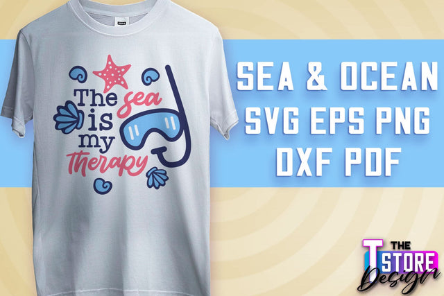 Sea & Ocean SVG | Summer SVG Quotes | SVG File v.2 SVG The T Store Design 
