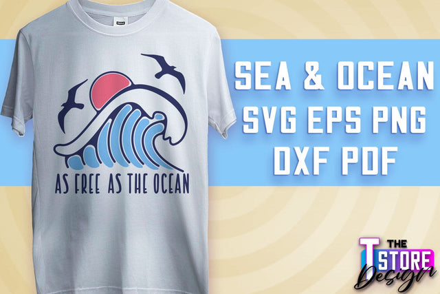Sea & Ocean SVG | Summer SVG Quotes | SVG File v.2 SVG The T Store Design 