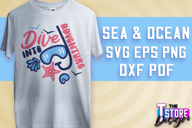 Sea & Ocean SVG | Summer SVG Quotes | SVG File v.2 SVG The T Store Design 